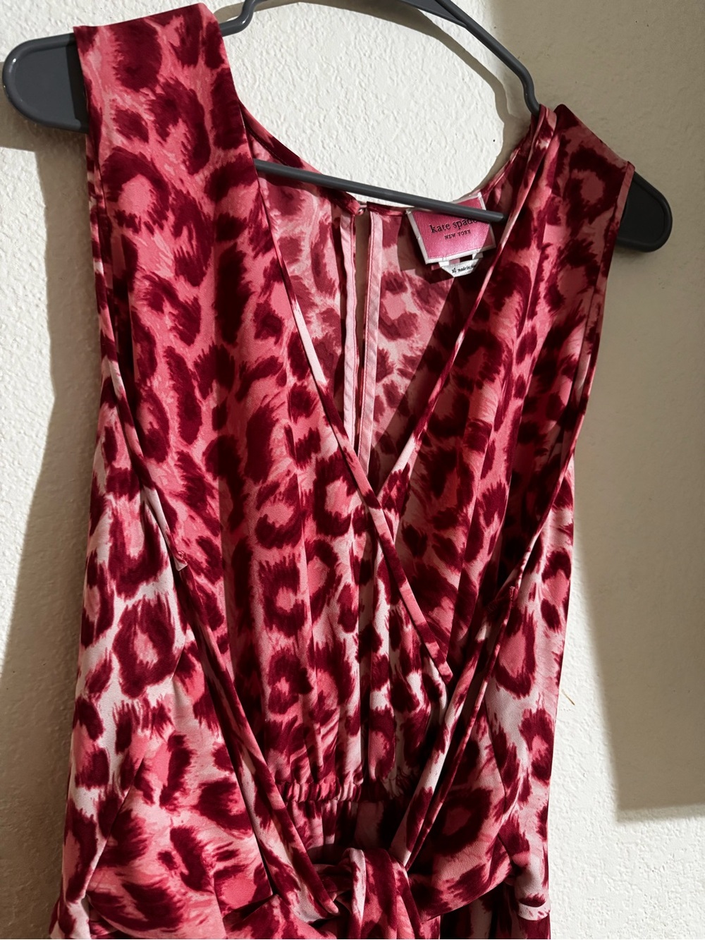 kate spade Pink and Burgundy Tie-Dye Slip Romper - Picture 6 of 6